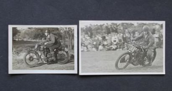 Ardi Motorbike Racingsport 1930 two original photos (5998)